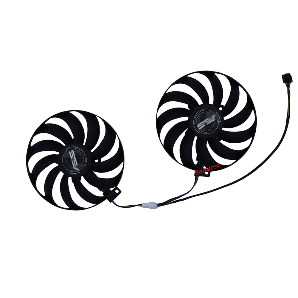 Rx 5700 Xt 8Gb Video Card - 2 adet/takım, FDC10U12S9-C, grafik soğutucu Fan,