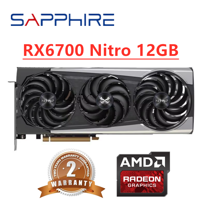 GPU Sapphire RX 6700 XT 6700XT - Rx 6700 Xt 12Gb Graphics Card incelemesi ve fiyatı